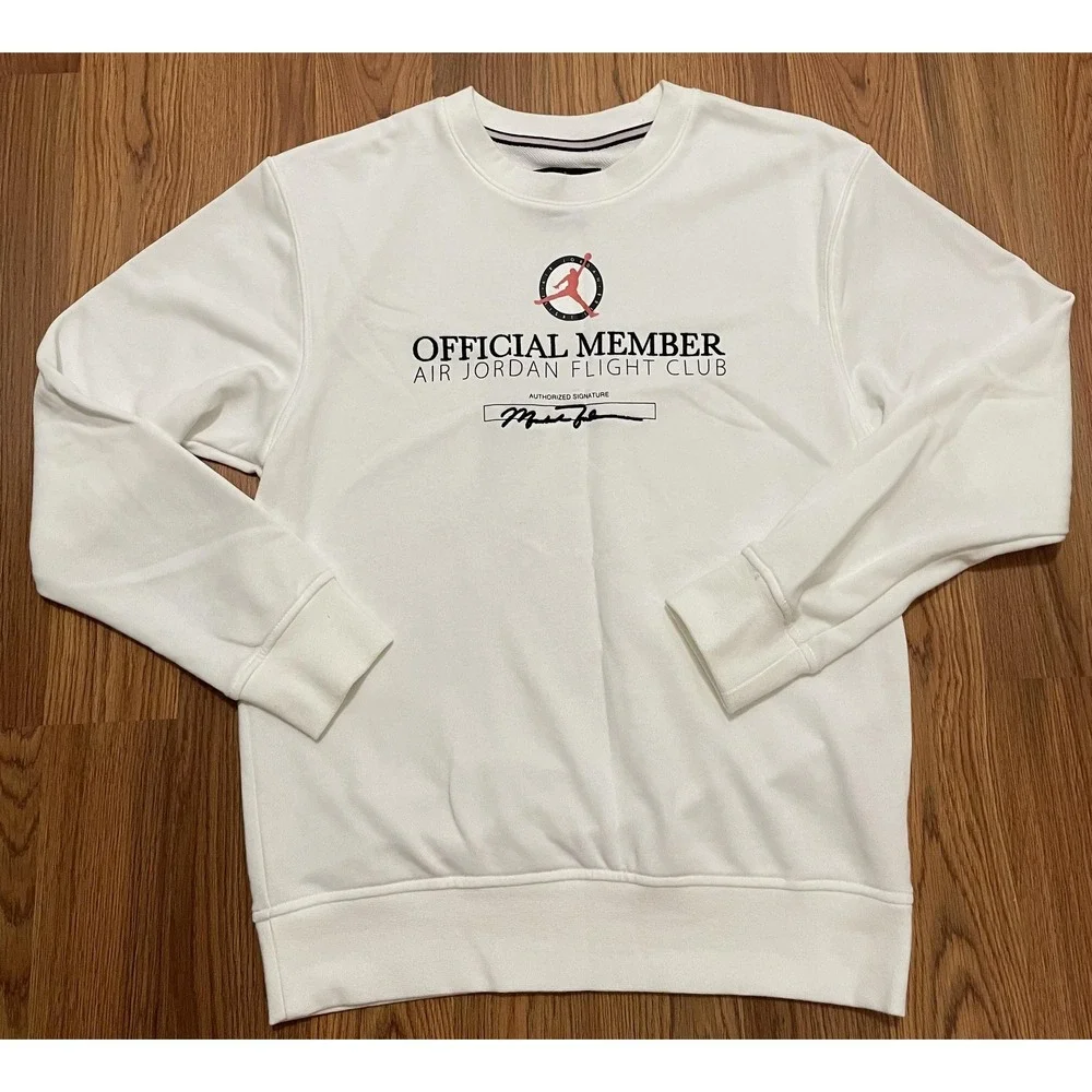 Jordan Sweatshirt Mens Small Flight Club Jumpman Crewneck Pullover